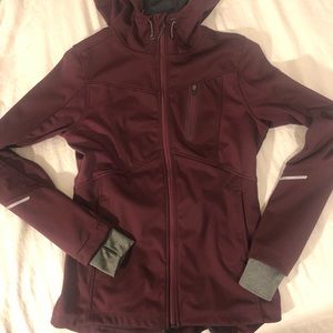 Mondetta running tailored hooded jacket purple sm